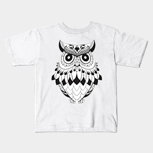 Ethnic Owl V.3 Kids T-Shirt